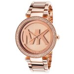 Montre - michael kors - mk5865 - or rose - logo grand - style chic