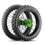 Pneu moto - michelin - st cross 6 med - 90 / 100 - 21 - charge 57 - vitesse m