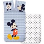 Mickey mouse - parure de lit bb housse de couette 100x135 cm taie d?oreiller 40x60 cm