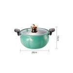 Micro autocuiseur mothinessto ly1 8 l - fer forg� rev�tement antiadh�sif vert