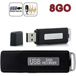 Micro espion clé usb dictaphone enregistreur 8go recorder vocal numérique Micro espion clé usb dictaphone enregistreur 8go recorder vocal numérique