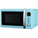 Micro - ondes bleu - jocel - four micro - ondes grill - 20l - 700w - pose libre