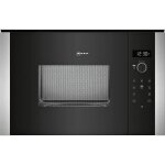 Micro - ondes encastrable - neff - hlawd23n0 - inox et noir - 20 litres - 800 w