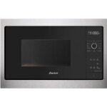Micro - ondes encastrable sauter sms7121x - 26 l 900 w - cavit inox - tout intgrable - noir