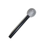 Micro sans fil factice - ptit clown - 26cm - brillant - accessoire d�guisement - jeux de r�le