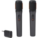 Micros sans fil - jbl - partybox wireless mic - 20h autonomie - anti - pop - antichoc - rechargeable