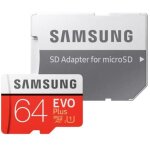 Micro sd sdxc samsung evo plus 64go 64g 64gb classe 10 u1 version 2020