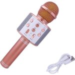 Microphone bluetooth micro sans fil  main de condensateur avec haut - parleur portable compatible avec ...