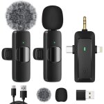 Microphone cravate hmkch sans fil pour iphone / téléphone android / caméra / ordinateur portable micro ... Microphone cravate hmkch sans fil pour iphone / téléphone android / caméra / ordinateur portable micro ...