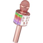 Microphone karaok sans fil microphone karaok pour enfants avec lumire led dansante microphone bluetooth ...