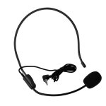 Microphone mont� sur la t�te 35 mm filaire serre - t�te micro mains libres pour chanter perche filaire ...