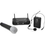 Microphone sans fil - skytec - stwm722c - uhf - 2 canaux - micro - casque inclus