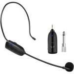 Microphone sans fil uhf - hykjside - casque sans fil micro - 2 en 1 - port�e 50m - haute sensibilit� ...