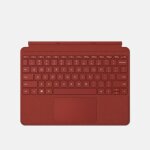 Microsoft clavier type cover surface rouge coquelicot pour surface go 3 - azerty