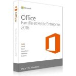 Microsoft office 2016 famille et petite entreprise (home & business) - cl licence  tlcharger