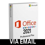 Logiciel - microsoft - office 2021 professionnel plus - 5 pc - tlchargement - windows 7 ou ultrieur ...