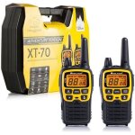 Talkies walkie pmr446 (pack de 2) - midland - xt70 adventure - jaune - 93 canaux - recharge usb