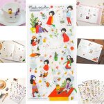 Mignon stickers scrapbooking dcoration autocollant pour journal de notes / onglets dagenda / photo album ...
