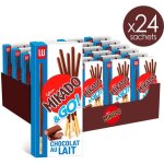 Mikado pocket - prsentoir de 24 paquets (39 g) - biscuit chocolat au lait - format pocket pratique  ...