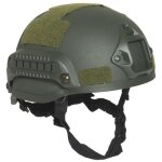 Mil - tec us combat m. i. c. h. 2002 railed casque olive - homme