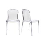Miliboo - chaises empilables design transparentes (lot de 2) thalysse Miliboo - chaises empilables design transparentes (lot de 2) thalysse