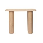 Miliboo - console design en bois clair l100 cm foleen