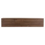 Miliboo - meuble �tag�re tv horizontal finition bois fonc� noyer l137. 5 cm eternel
