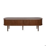 Miliboo - meuble tv vintage bois foncé noyer avec rangements 2 portes coulissantes l180 cm epic Miliboo - meuble tv vintage bois foncé noyer avec rangements 2 portes coulissantes l180 cm epic