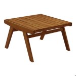 Miliboo - table basse de jardin en bois massif l65 cm tidak Miliboo - table basse de jardin en bois massif l65 cm tidak