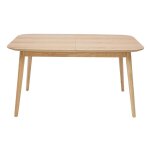Miliboo - table extensible rallonges intégrées rectangulaire en bois clair chêne l140 - 170 cm ank Miliboo - table extensible rallonges intégrées rectangulaire en bois clair chêne l140 - 170 cm ank
