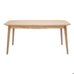 Miliboo - table extensible rallonges intégrées rectangulaire en bois clair chêne l160 - 210 cm ank Miliboo - table extensible rallonges intégrées rectangulaire en bois clair chêne l160 - 210 cm ank