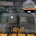 Militaire 50 professionnel jumelles marines imperm�able � leau boussole num�rique t�lescope haute puissance ...