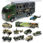 Militaire jouet enfant garcon helicoptere camion de transport voiture mini vhicule de 3 ans
