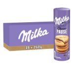 Milka - 18 paquets de choco pause - biscuits fourrs au chocolat au lait - (18x260g)