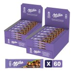 Milka - 2 prsentoirs de 30 barre de chocolat au lait - (2x30x45g)