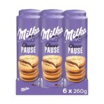Milka - 6 paquets de choco pause - biscuits fourrs au chocolat au lait - (6x260g)