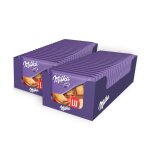 Milka lu pocket - 2 prsentoirs de 20 tablettes - tablettes de chocolat au lait au biscuit lu - format ...