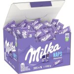 Milka naps - prsentoir de 355 carrs de chocolat au lait - format mini et pratique idal pause caf ...