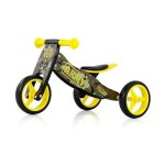 Milly mally - draisienne � 3 roues 2 - in - 1 - jake army vert olive / jaune