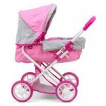 Milly mally poussette de poup�e aliceprestige girls 67 cm rose / gris