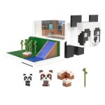 Minecraft - mini t�tes modulables - la maison du panda - coffret hll25