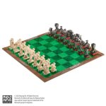 Minecraft overworld heroes vs hostile mobs chess set Minecraft overworld heroes vs hostile mobs chess set
