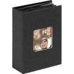 Mini album - walther - fun noir - 10x15 cm - 100 photos - mixte
