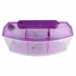 Mini aquarium - mothinessto - 28x10x15 cm - acrylique - 3 sections - led r�glables