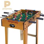 Mini baby - foot en bois pimpimsky pour adulte / enfant avec 2 panneaux de score et 2 balles - 69 * 37 ...