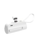 Mini batterie externe 5000 mah power bank avec support et cble chargeur portable rapide lightning convient ...