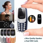 Mini bluetooth small phone - outad - bm10 - double carte sim - changeur de voix - mp3 / mp4