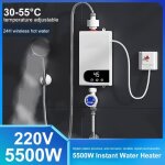 Chauffe - eau �lectrique - mini - 5500w - instantan� - affichage num�rique - mural