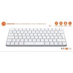 Mini clavier - touches plates - mobility lab - kmp2000w - azerty - fr - multi - connexions - blanc
