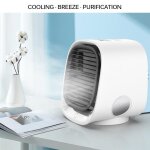 Mini climatiseur refroidisseur dair portable  ions ngatifs usb climatiseur rapide ventilateur bureau ...